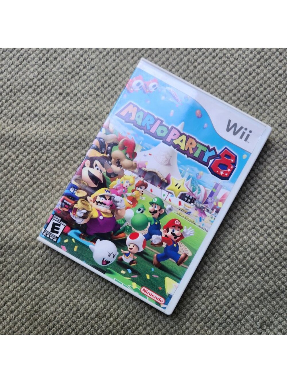 Mario Party 8 Nintendo Wii Game with box NO Manual Tested and working see video